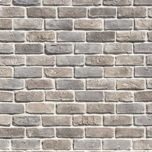 Pattern of gray bricks with varying shades