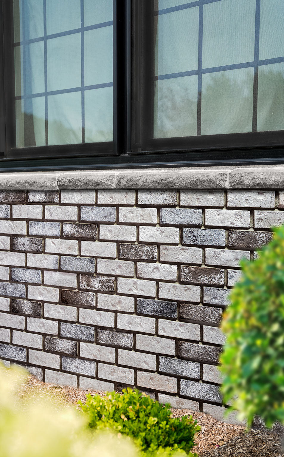 ProVia Cobblestone Thin Brick in a completed installation