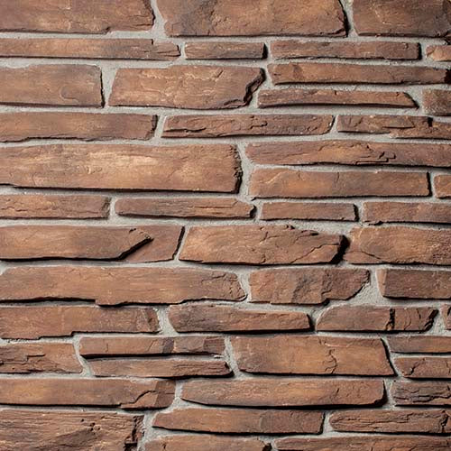 Boulder Creek Stone - Leather Brown Montana Ledge