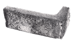 Concrete block with a rough surface