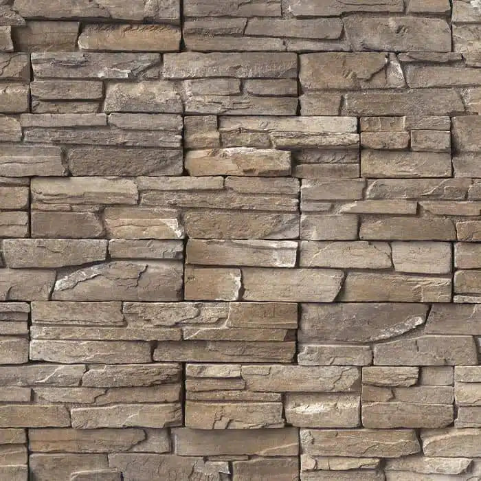 Casa Di Sassi Matera Kwik Stack veneer featuring warm limestone tones, layered stacked stone profile, and classic European architectural texture