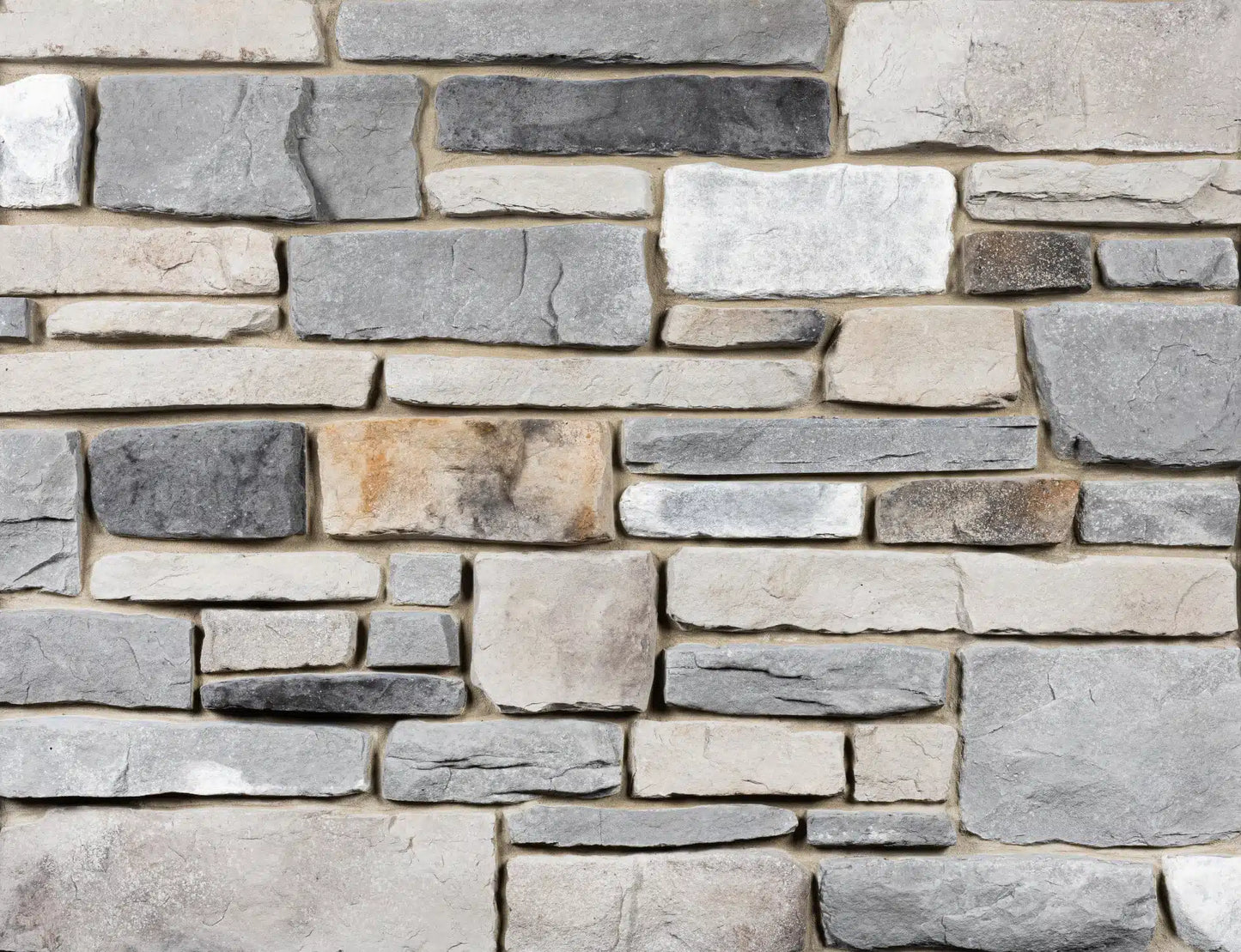 Casa Di Sassi Turin Ledgestone veneer featuring soft gray tones, stacked stone texture, and refined modern natural stone character.