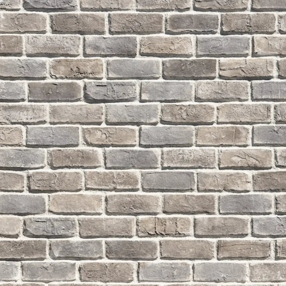 Pattern of gray bricks with varying shades