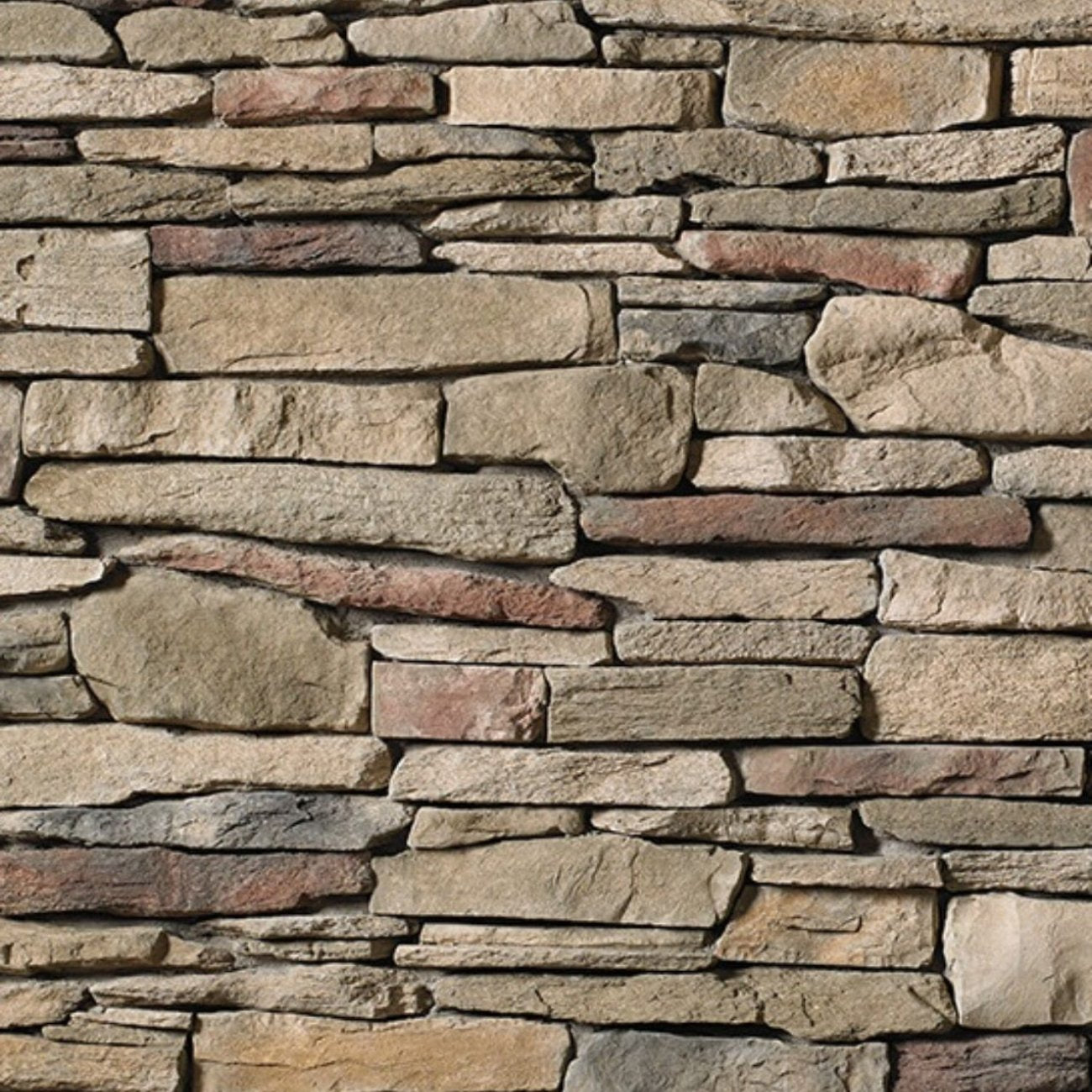Cultured Stone Chardonnay Southern Ledgestone veneer featuring warm cream and beige tones, layered stacked stone texture, and natural stone depth