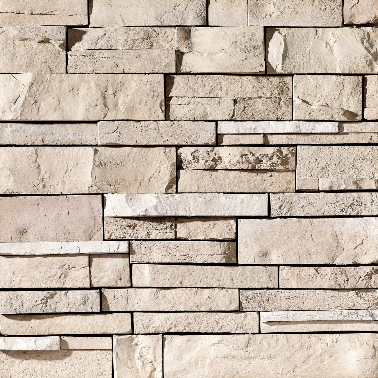 Dutch Quality Arizona Dry Stack manufactured stone veneer with rugged, stacked texture and Southwestern color blend