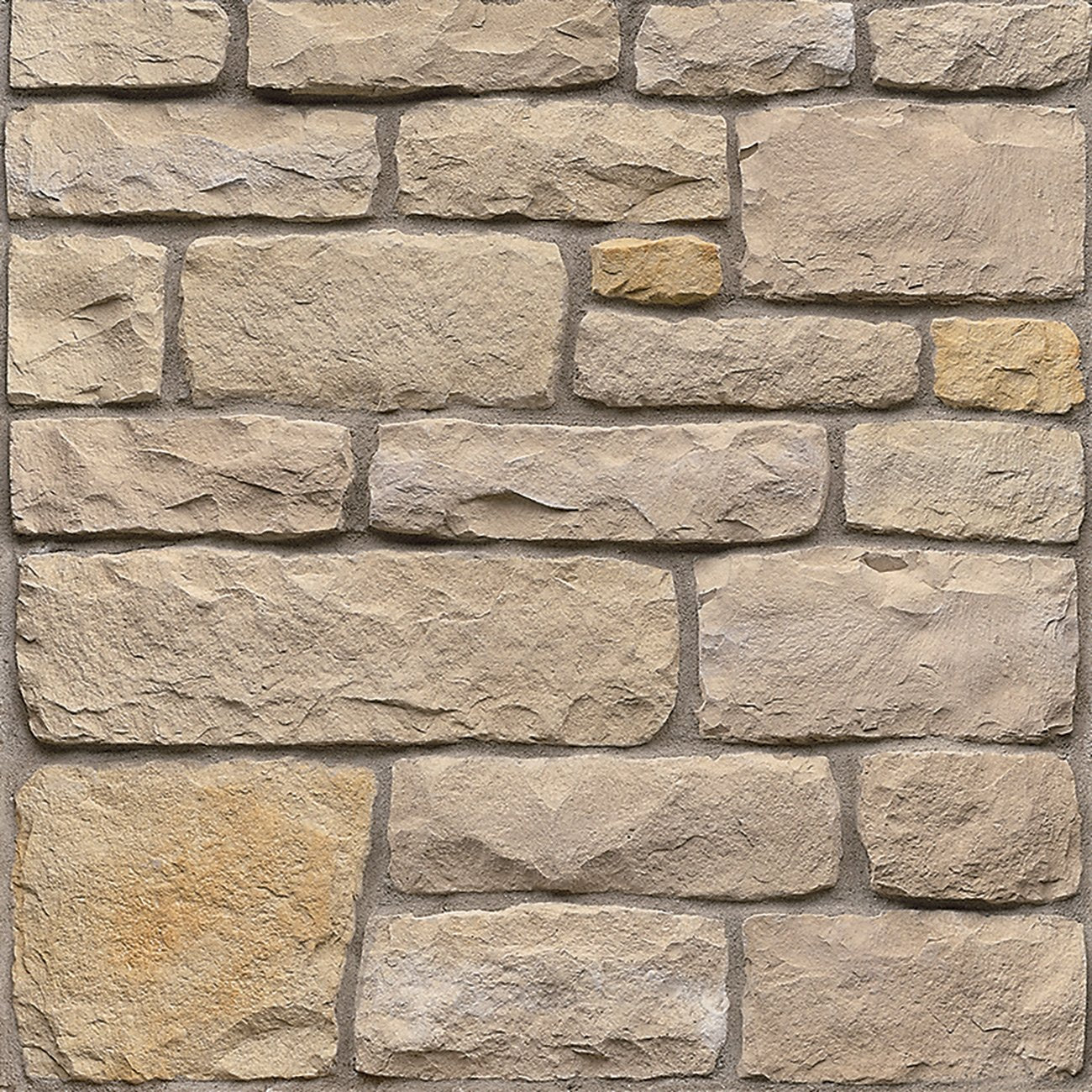 StoneCraft Ohio Heritage stone veneer featuring warm earth-tone color variation, timeworn textured faces, and classic Old World masonry character