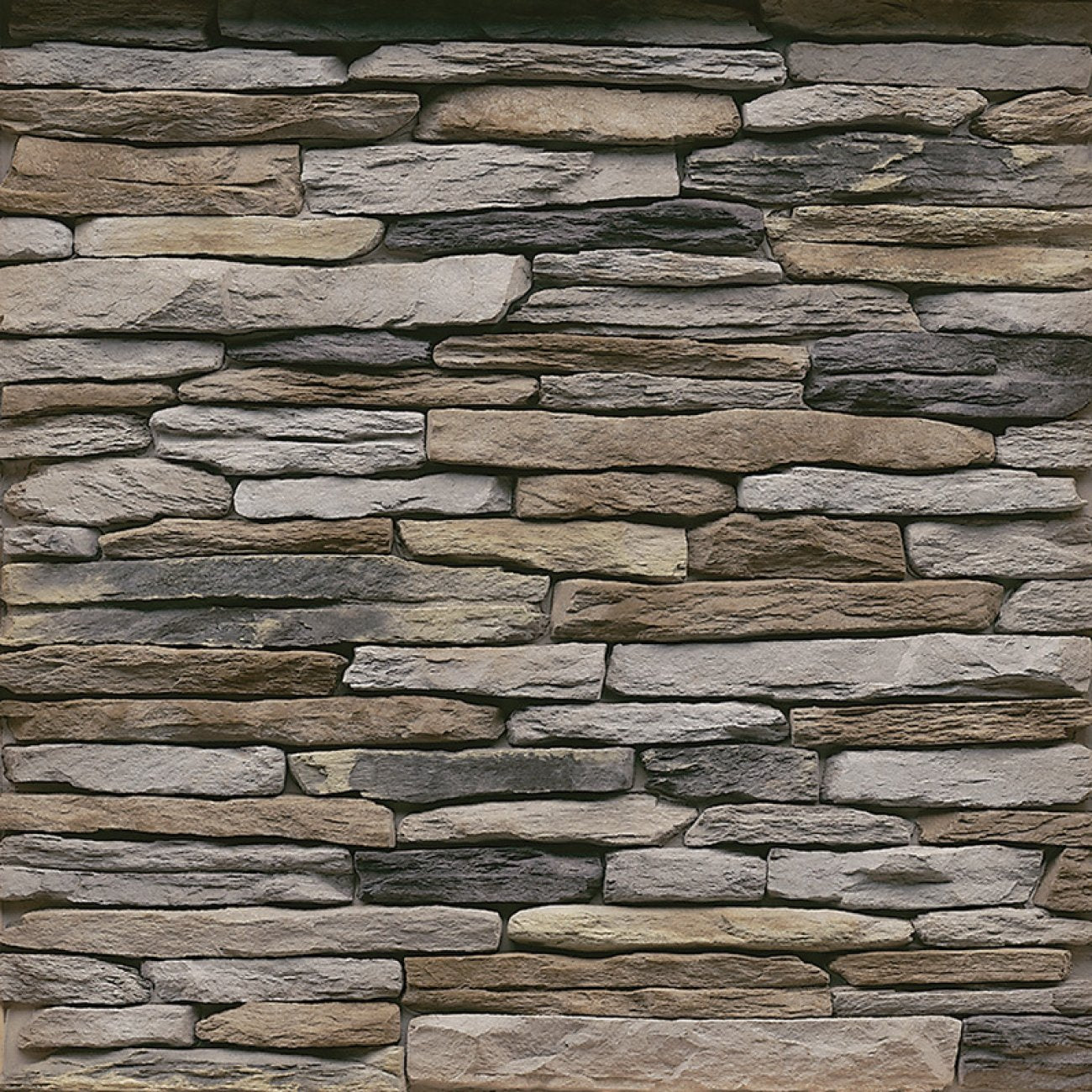 StoneCraft Pennsylvania Laurel Cavern Ledge stone veneer featuring earthy brown and gray tones, rugged ledgestone texture, and dimensional quarry-style stone character.