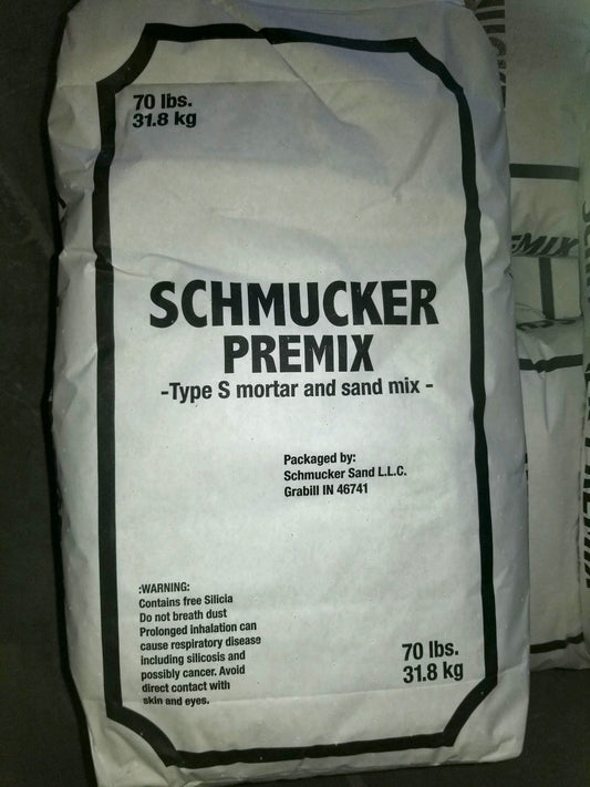 Type S Premix Mortar - Schmucker Mason Mix