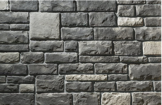Pattern of stone bricks in a grid layout