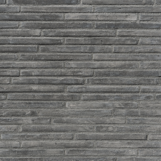 Pattern of gray rectangular stones arranged in a grid