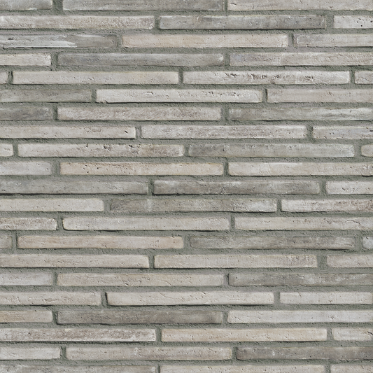 Pattern of gray rectangular bricks