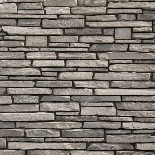 Pattern of gray stone bricks