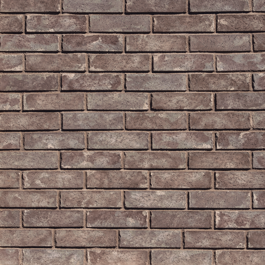 Pattern of brown bricks in a grid layout
