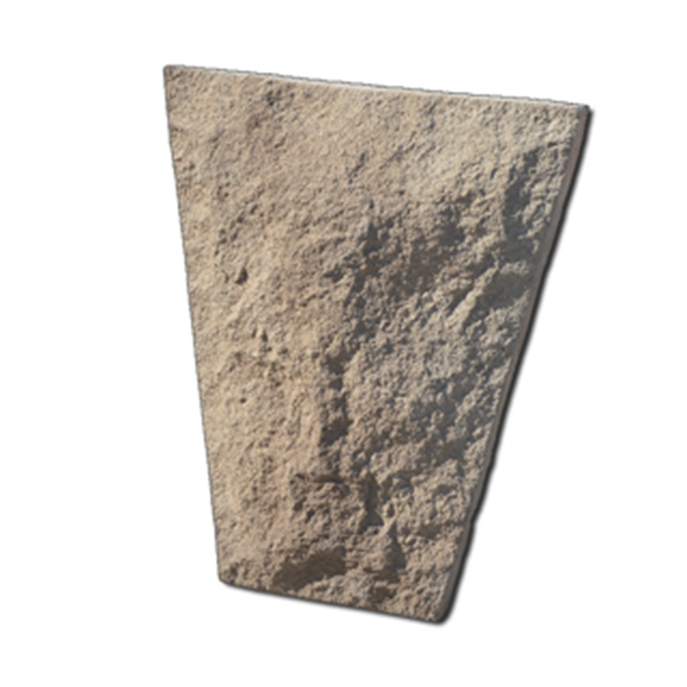 Prestige Rockface Keystone with rugged textured stone finish