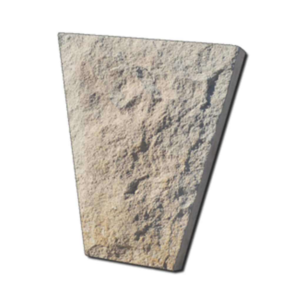 Prestige Rockface Keystone with rugged textured stone finish
