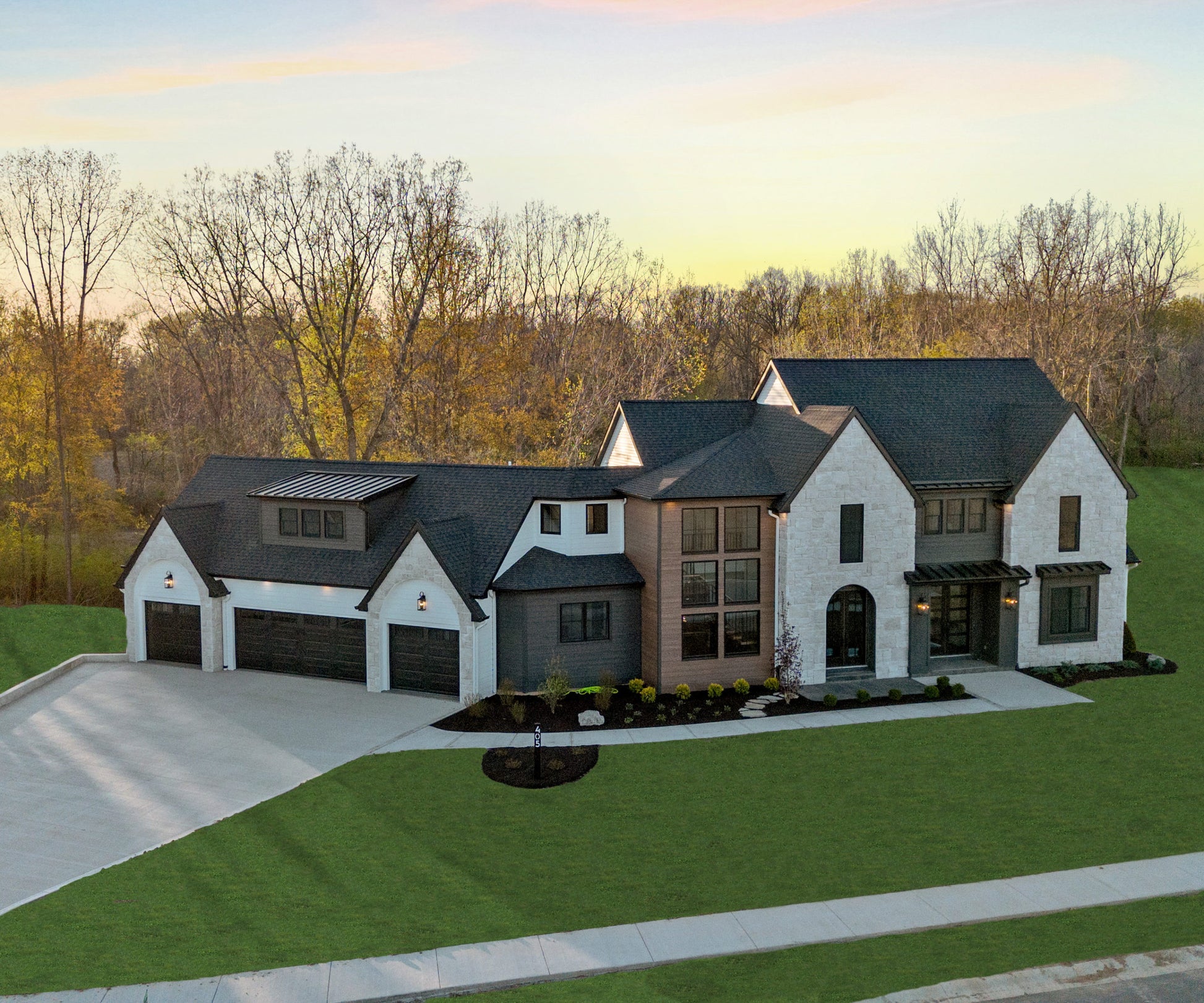 Prestige White Onyx MWD on a custom home