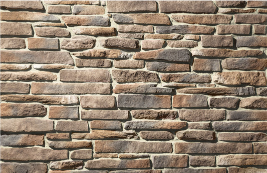 Pattern of stone bricks in a brick wall