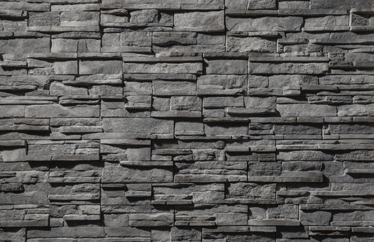 Pattern of stacked stone bricks in a wall