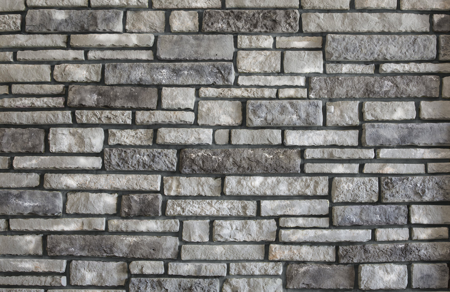 Pattern of gray stone bricks