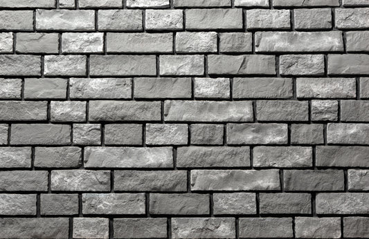 Pattern of gray stone bricks