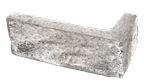 Metal block with a rectangular shape and worn surface