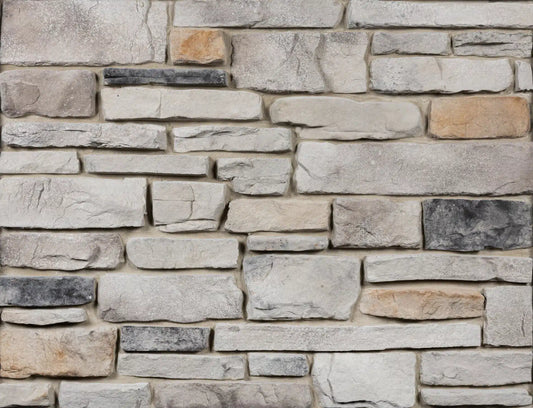 Casa Di Sassi Cremona Ledgestone veneer featuring warm cream tones, stacked stone texture, and refined natural stone character