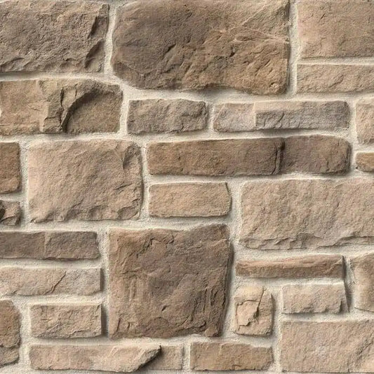 Casa Di Sassi Terracina Blend veneer featuring warm Mediterranean earth tones, natural textured stone surfaces, and classic masonry character.