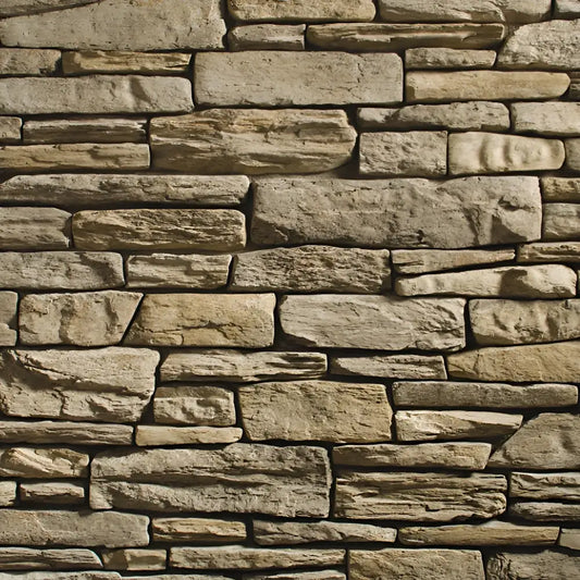 Handcrafted stone ledge inspired by mountain lion trails, featuring a rugged natural texture and earthy tones from Creative Mines®.