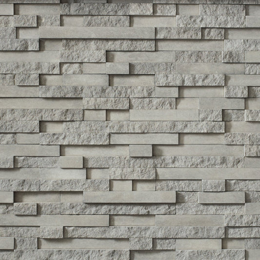 Cultured Stone Arcadia Pro-Fit Terrain Ledgestone veneer featuring warm tan and brown tones, rugged terrain texture, and natural stone depth.