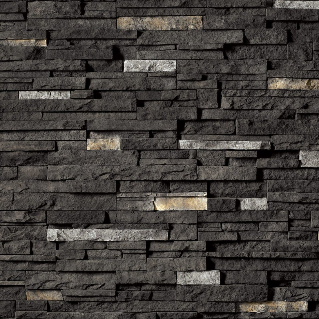 Cultured Stone - Black Rundle Pro-Fit Alpine Ledgestone | MDM ...