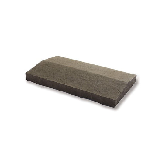 Cultured Stone Capstones featuring natural stone texture, neutral tones, and refined masonry detailing for finished wall and column applications