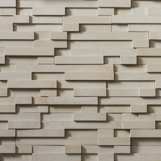 Cultured Stone Vellum Pro-Fit Modera Ledgestone veneer featuring soft off-white tones, clean modern texture, and refined stacked stone depth.
