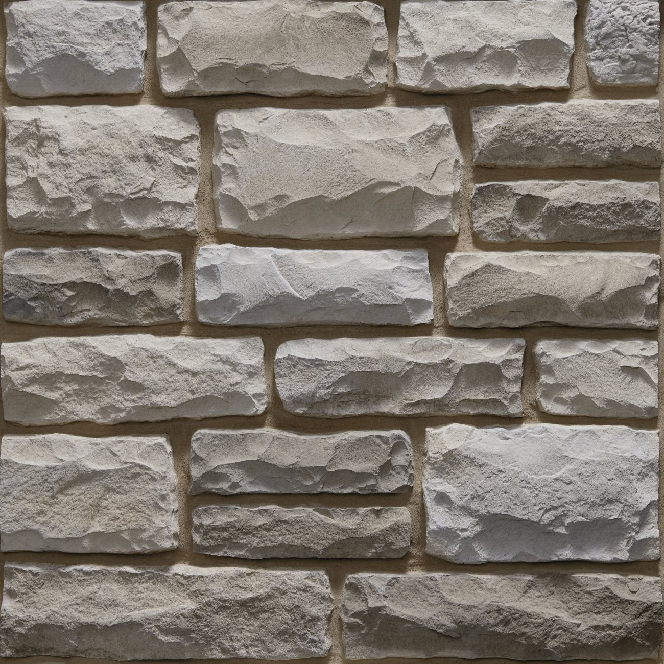 Dutch Quality Oak Blend Limestone veneer featuring warm tan and brown tones, chiseled limestone texture, and classic rectangular stone profiles