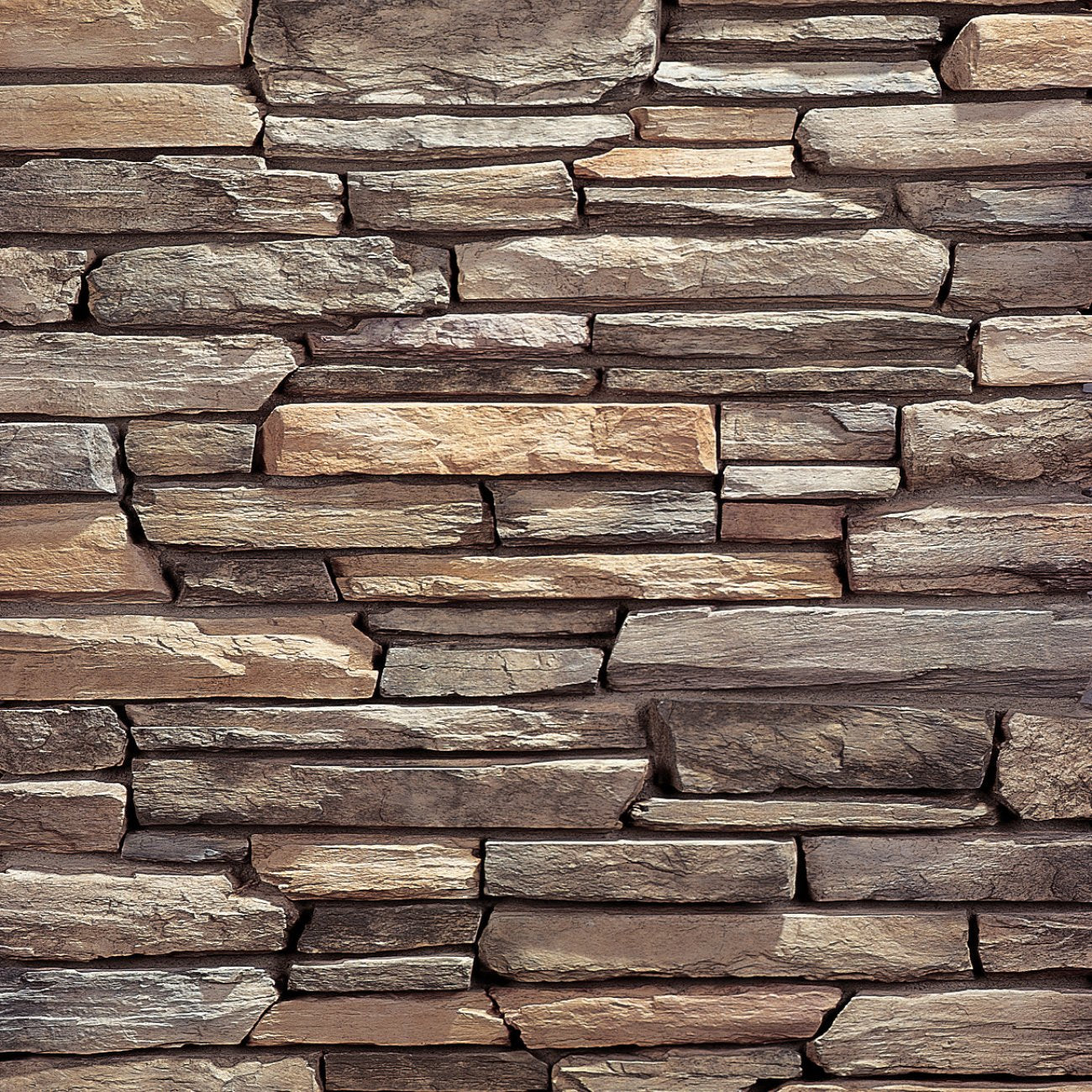 Eldorado Cascade Rustic Ledge stone with cool gray tones and rugged, stacked texture
