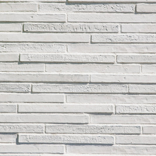 Eldorado Lilia LoreioBrick thin brick-style stone veneer in soft beige, tan, and brown tones with textured surface