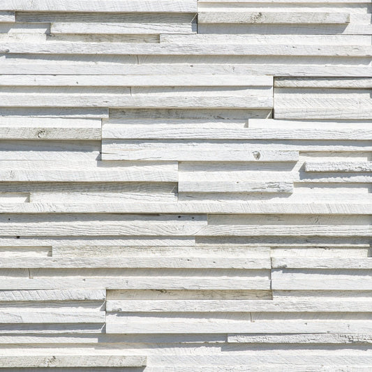 Eldorado Shore Breeze Rivenwood stone with realistic driftwood-style grain in soft tan and light gray tones