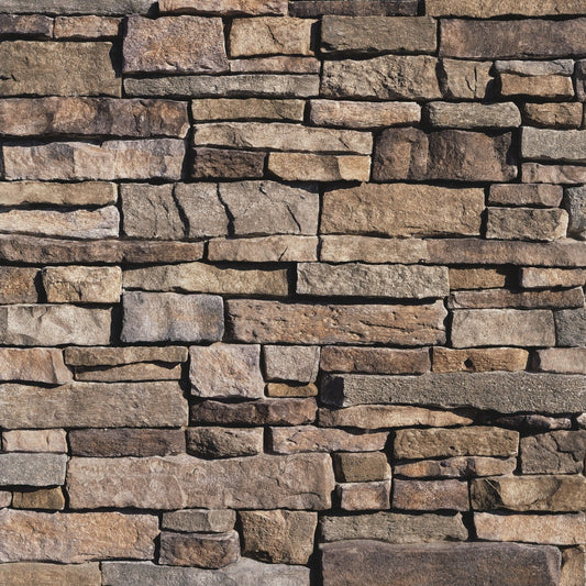 Eldorado Silverton Mountain Ledge Panels in silvery gray and charcoal tones with rugged hand-split ledgestone texture
