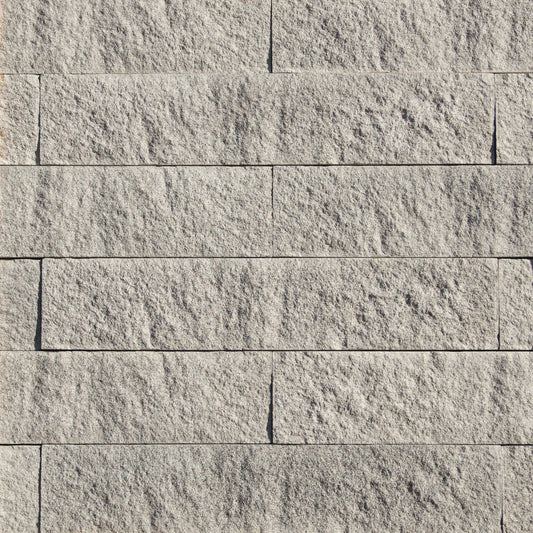 Eldorado Southern Peak Vantage30 large stone panels in warm tan, muted brown, and gray tones with subtle texture