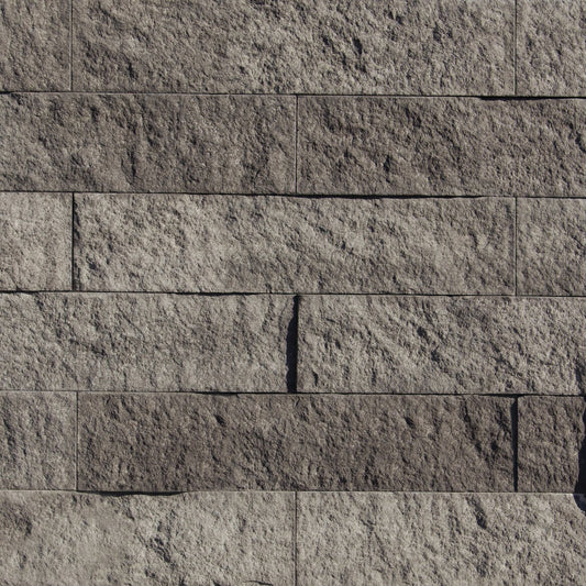 Eldorado Stormcloud Vantage30 large stone panels in soft gray, charcoal, and muted slate tones with subtle texture