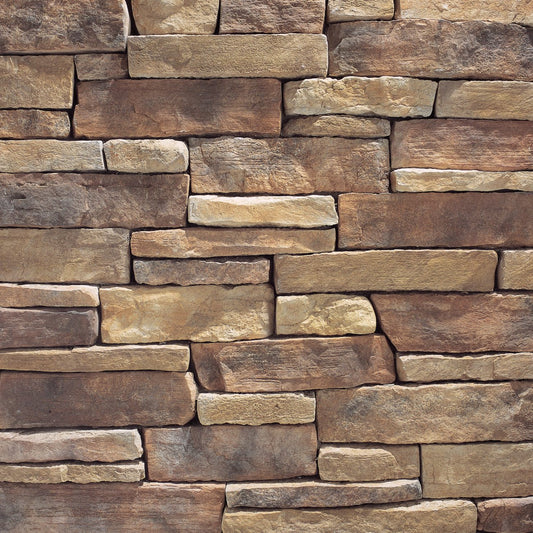 Eldorado Yukon Mountain Ledge stone in deep charcoal and cool gray tones with rugged hand-split texture