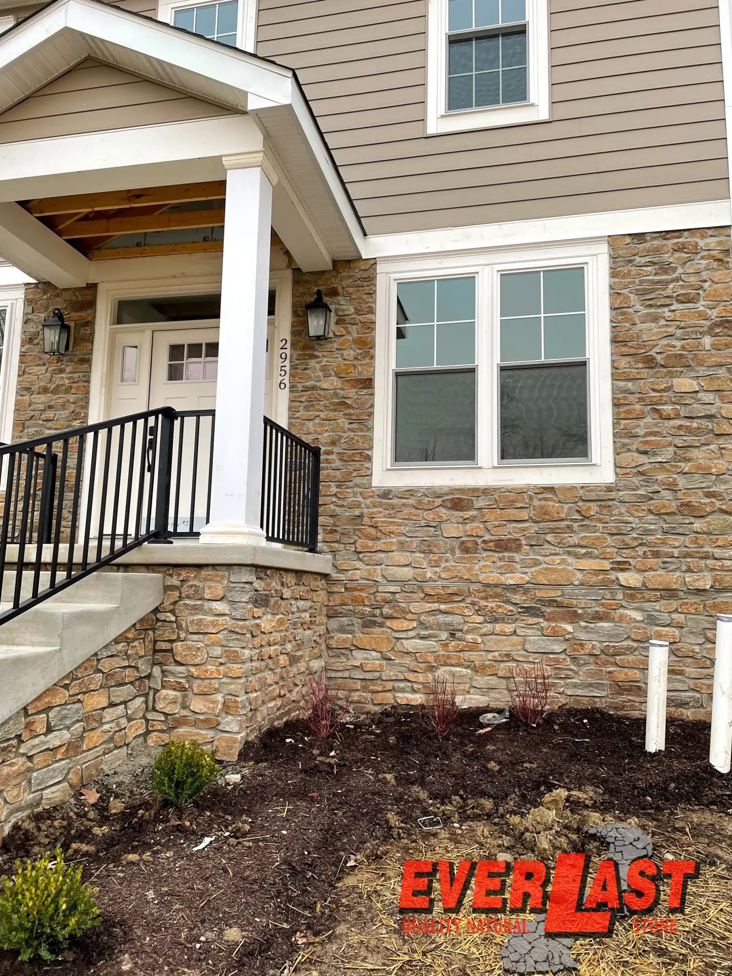 Everlast stone veneer siding.