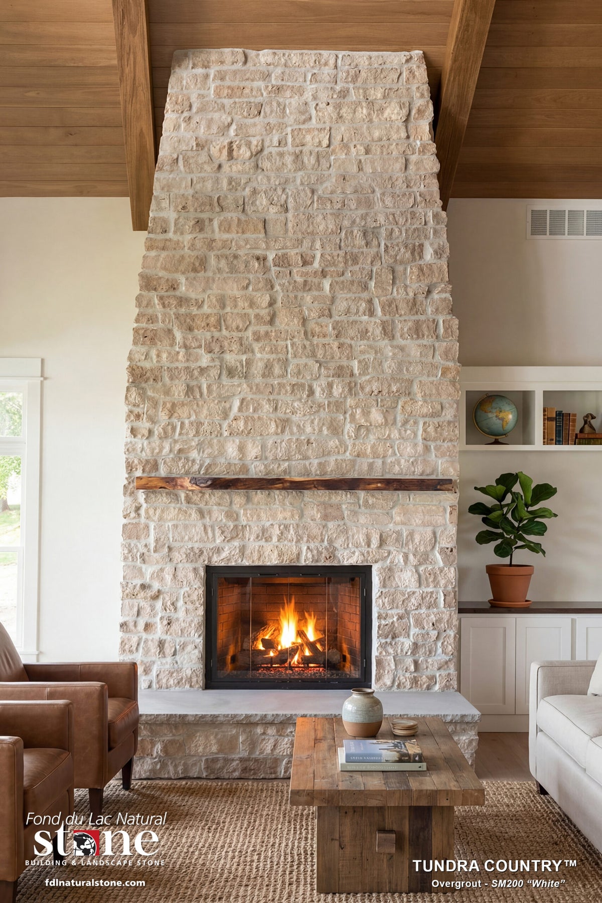 Fond du Lac - Tundra Country natural stone in a completed project