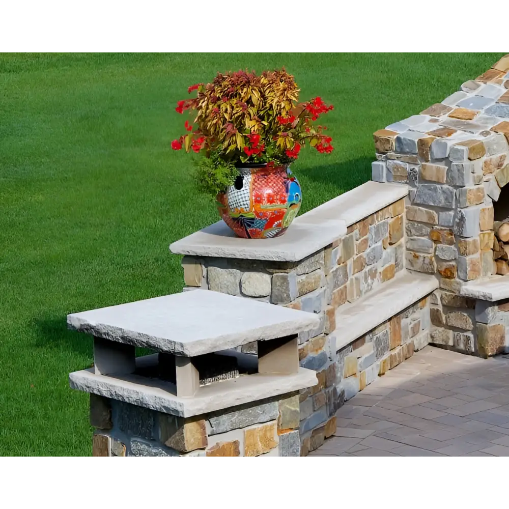 Indiana Limestone Pillar Caps