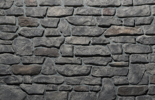 Pattern of gray stone bricks