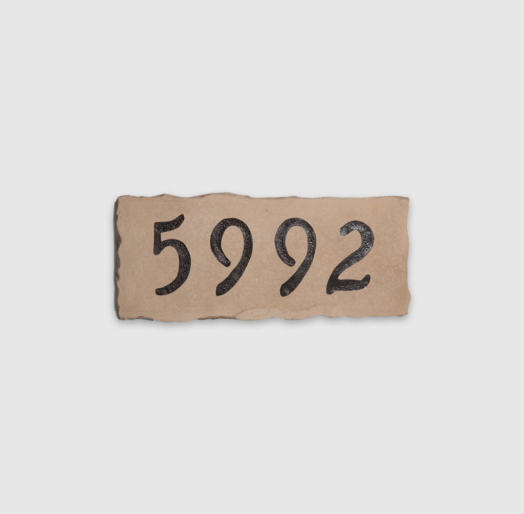 Sunset Stone Address Plaque - representative manufacturer image