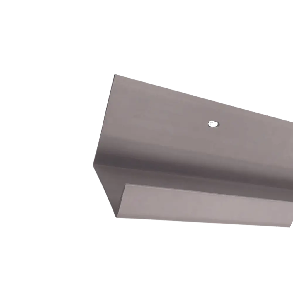 Stone Grey Versetta Stone J-Channel trim designed to cover rough cuts around doors and windows