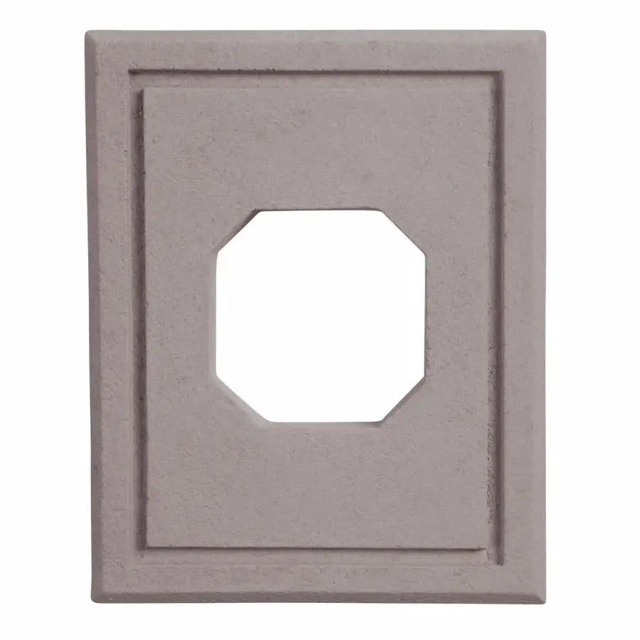 Stone Grey Versetta Stone Light Box designed for mounting light fixtures on stone veneer walls